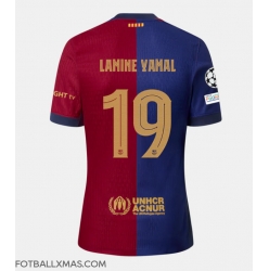 Barcelona Lamine Yamal #19 Hjemmedrakt 2024-25 Kortermet