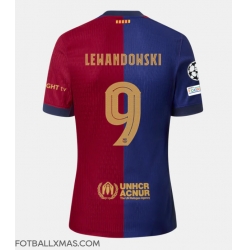 Barcelona Robert Lewandowski #9 Hjemmedrakt 2024-25 Kortermet