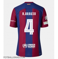 Barcelona Ronald Araujo #4 Hjemmedrakt 2023-24 Kortermet