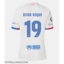 Barcelona Vitor Roque #19 Bortedrakt 2023-24 Kortermet