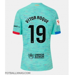 Barcelona Vitor Roque #19 Tredjedrakt Dame 2023-24 Kortermet