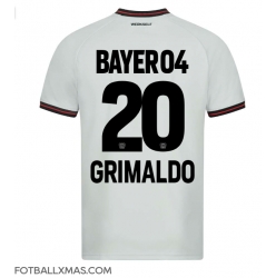 Bayer Leverkusen Alejandro Grimaldo #20 Bortedrakt 2023-24 Kortermet