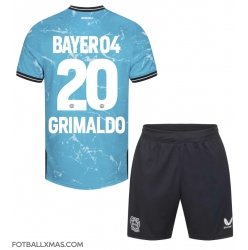 Bayer Leverkusen Alejandro Grimaldo #20 Tredjedraktsett Barn 2023-24 Kortermet (+ Korte bukser)