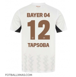 Bayer Leverkusen Edmond Tapsoba #12 Bortedrakt 2024-25 Kortermet