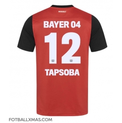 Bayer Leverkusen Edmond Tapsoba #12 Hjemmedrakt 2024-25 Kortermet