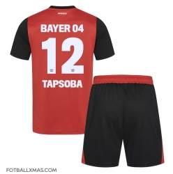 Bayer Leverkusen Edmond Tapsoba #12 Hjemmedraktsett Barn 2024-25 Kortermet (+ Korte bukser)