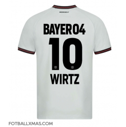 Bayer Leverkusen Florian Wirtz #10 Bortedrakt 2023-24 Kortermet