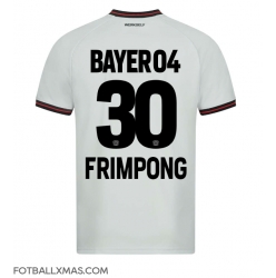 Bayer Leverkusen Jeremie Frimpong #30 Bortedrakt 2023-24 Kortermet