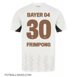 Bayer Leverkusen Jeremie Frimpong #30 Bortedrakt 2024-25 Kortermet