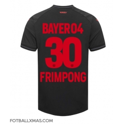 Bayer Leverkusen Jeremie Frimpong #30 Hjemmedrakt 2023-24 Kortermet