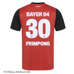 Bayer Leverkusen Jeremie Frimpong #30 Hjemmedrakt 2024-25 Kortermet