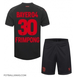 Bayer Leverkusen Jeremie Frimpong #30 Hjemmedraktsett Barn 2023-24 Kortermet (+ Korte bukser)