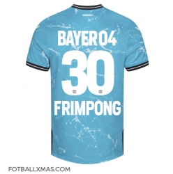 Bayer Leverkusen Jeremie Frimpong #30 Tredjedrakt 2023-24 Kortermet