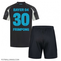 Bayer Leverkusen Jeremie Frimpong #30 Tredjedraktsett Barn 2024-25 Kortermet (+ Korte bukser)