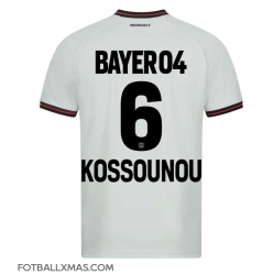 Bayer Leverkusen Odilon Kossounou #6 Bortedrakt 2023-24 Kortermet