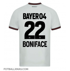 Bayer Leverkusen Victor Boniface #22 Bortedrakt 2023-24 Kortermet