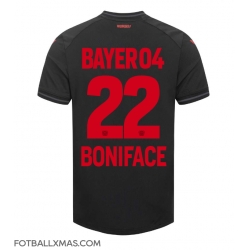 Bayer Leverkusen Victor Boniface #22 Hjemmedrakt 2023-24 Kortermet