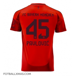 Bayern Munich Aleksandar Pavlovic #45 Hjemmedrakt 2024-25 Kortermet