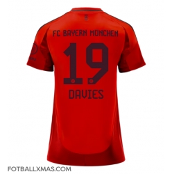 Bayern Munich Alphonso Davies #19 Hjemmedrakt Dame 2024-25 Kortermet