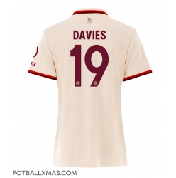 Bayern Munich Alphonso Davies #19 Tredjedrakt Dame 2024-25 Kortermet