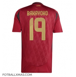 Belgia Johan Bakayoko #19 Hjemmedrakt EM 2024 Kortermet