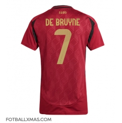 Belgia Kevin De Bruyne #7 Hjemmedrakt Dame EM 2024 Kortermet