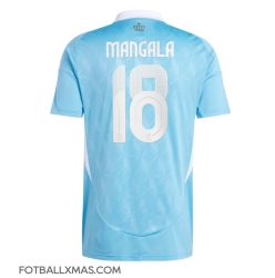 Belgia Orel Mangala #18 Bortedrakt EM 2024 Kortermet