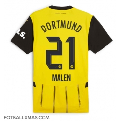 Borussia Dortmund Donyell Malen #21 Hjemmedrakt 2024-25 Kortermet