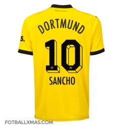 Borussia Dortmund Jadon Sancho #10 Hjemmedrakt 2023-24 Kortermet