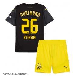 Borussia Dortmund Julian Ryerson #26 Bortedraktsett Barn 2024-25 Kortermet (+ Korte bukser)