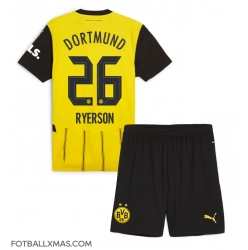 Borussia Dortmund Julian Ryerson #26 Hjemmedraktsett Barn 2024-25 Kortermet (+ Korte bukser)