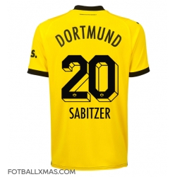 Borussia Dortmund Marcel Sabitzer #20 Hjemmedrakt 2023-24 Kortermet