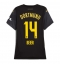 Borussia Dortmund Maximilian Beier #14 Bortedrakt Dame 2024-25 Kortermet