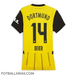 Borussia Dortmund Maximilian Beier #14 Hjemmedrakt Dame 2024-25 Kortermet