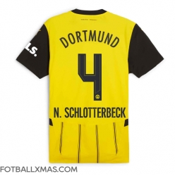 Borussia Dortmund Nico Schlotterbeck #4 Hjemmedrakt 2024-25 Kortermet