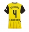 Borussia Dortmund Nico Schlotterbeck #4 Hjemmedrakt Dame 2024-25 Kortermet