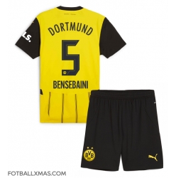 Borussia Dortmund Ramy Bensebaini #5 Hjemmedraktsett Barn 2024-25 Kortermet (+ Korte bukser)