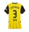 Borussia Dortmund Waldemar Anton #3 Hjemmedrakt Dame 2024-25 Kortermet