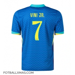 Brasil Vinicius Junior #7 Bortedrakt Copa America 2024 Kortermet