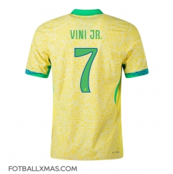 Brasil Vinicius Junior #7 Hjemmedrakt Copa America 2024 Kortermet