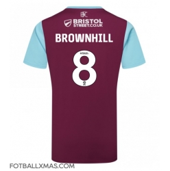 Burnley Josh Brownhill #8 Hjemmedrakt 2024-25 Kortermet