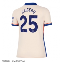 Chelsea Moises Caicedo #25 Bortedrakt Dame 2024-25 Kortermet