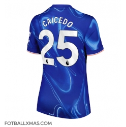 Chelsea Moises Caicedo #25 Hjemmedrakt Dame 2024-25 Kortermet