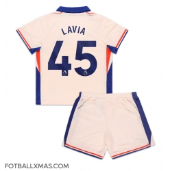 Chelsea Romeo Lavia #45 Bortedraktsett Barn 2024-25 Kortermet (+ Korte bukser)