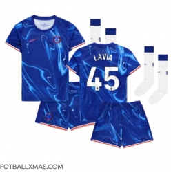 Chelsea Romeo Lavia #45 Hjemmedraktsett Barn 2024-25 Kortermet (+ Korte bukser)