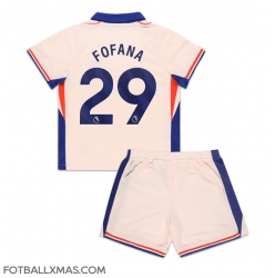 Chelsea Wesley Fofana #29 Bortedraktsett Barn 2024-25 Kortermet (+ Korte bukser)