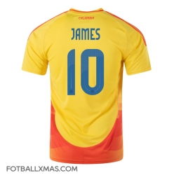 Colombia James Rodriguez #10 Hjemmedrakt Copa America 2024 Kortermet