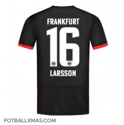 Eintracht Frankfurt Hugo Larsson #16 Bortedrakt 2024-25 Kortermet