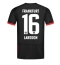 Eintracht Frankfurt Hugo Larsson #16 Bortedrakt 2024-25 Kortermet