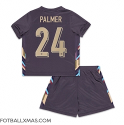 England Cole Palmer #24 Bortedraktsett Barn EM 2024 Kortermet (+ Korte bukser)